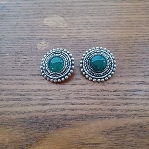 Silver earrings